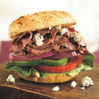 Roast Beef-and-Blue Cheese Sandwich 
