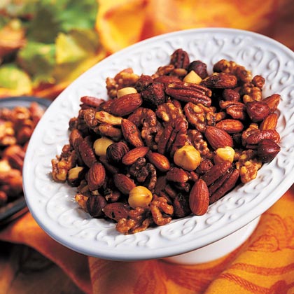 Spicy Herb Roasted Nuts