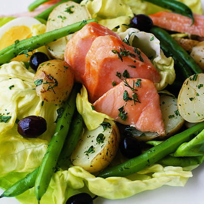 Salmon Ni&ccedil;oise Salad