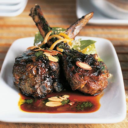 Lamb Chops with Moroccan Barbecue Sauce
