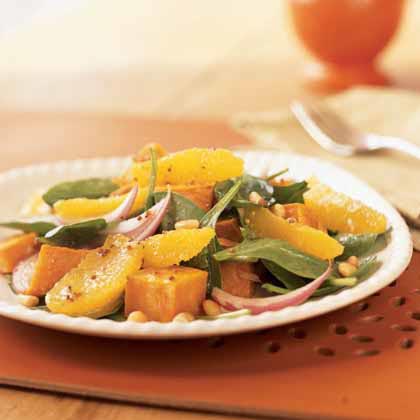 Roasted Sweet Potato and Orange Salad 
