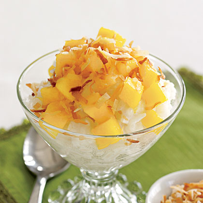 Mango-Coconut Rice Pudding 