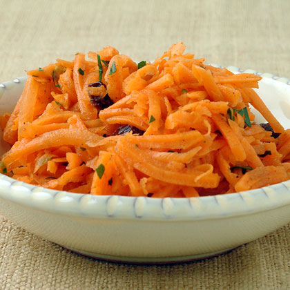 Grated Carrots with Cumin-Orange Dressing 