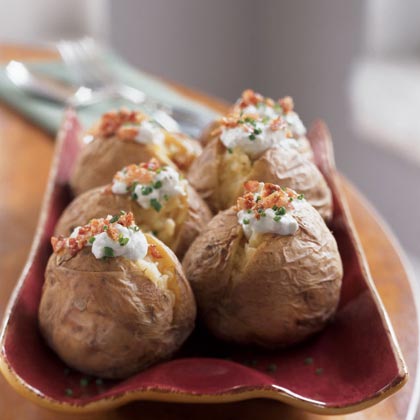 Yukon Gold Potatoes with Gorgonzola and Pancetta 