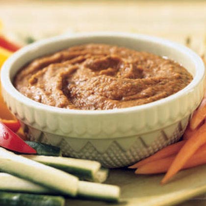Roasted Red Pepper and Cannellini Bean Dip 