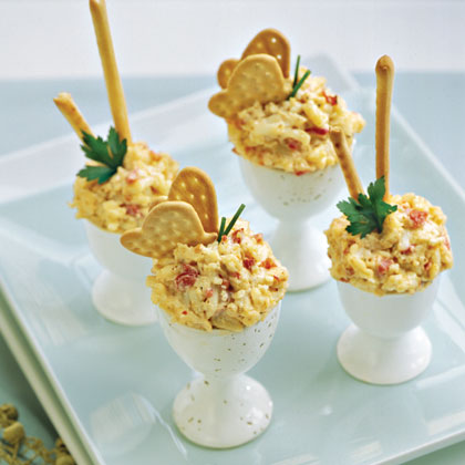 Spicy Roasted Red Bell Pepper Pimiento Cheese