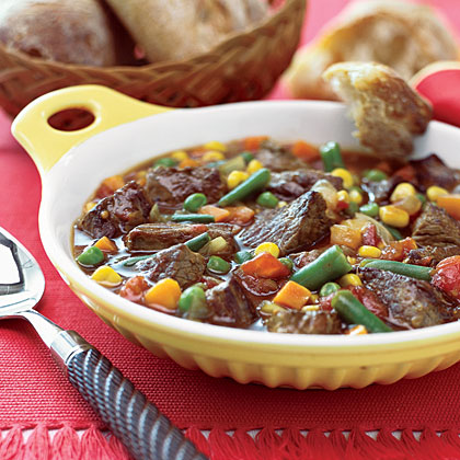 Lamb Stew with Mixed Vegetables 