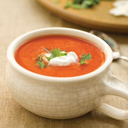 Dressed-up Tomato Soup 