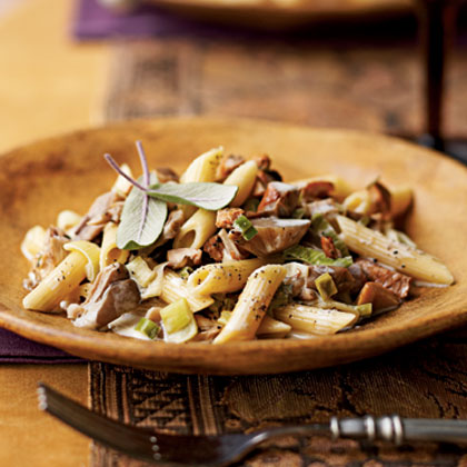 Penne with Wild Mushrooms 