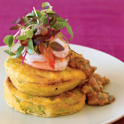 Fried Green Tomatoes With Shrimp Remoulade