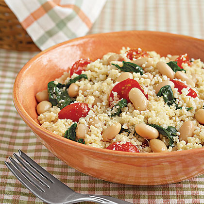 Veggie Couscous with White Beans 