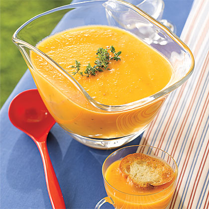 Chilled Yellow Tomato Soup 
