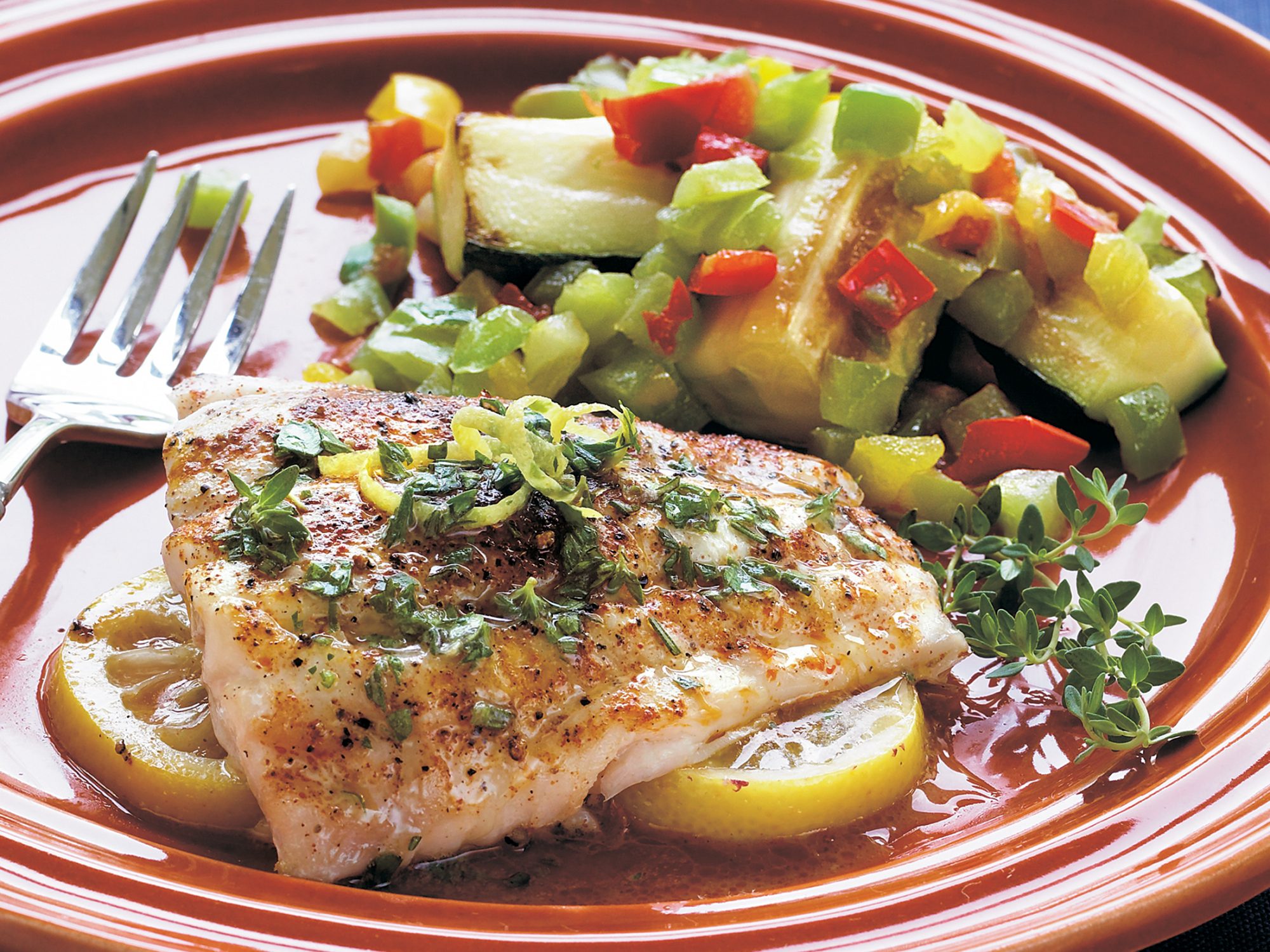 #8: Lemon Red Snapper with Herbed Butter