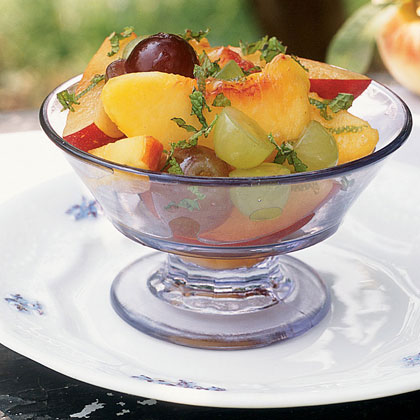 Fruit Medley with Mint and Lime