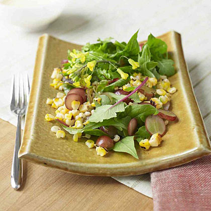 Mexican Roasted Corn Salad With Buttermilk Dressing 