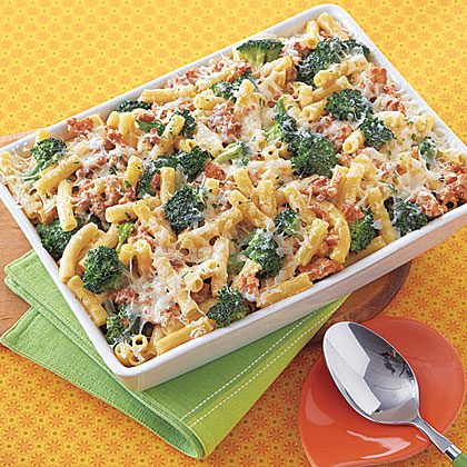 Baked Ziti with Broccoli and Sausage