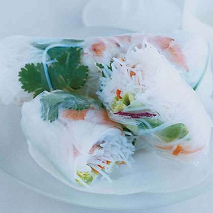 Shrimp-and-Vegetable Summer Rolls 