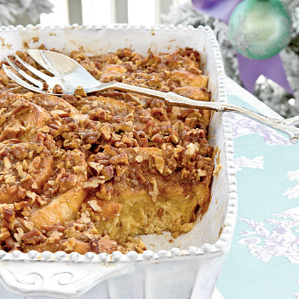 Baked French Toast with Pecan Streusel 