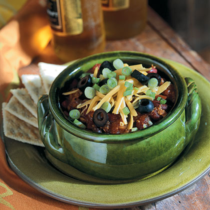 "Meaty" Meatless Double-Bean Chili