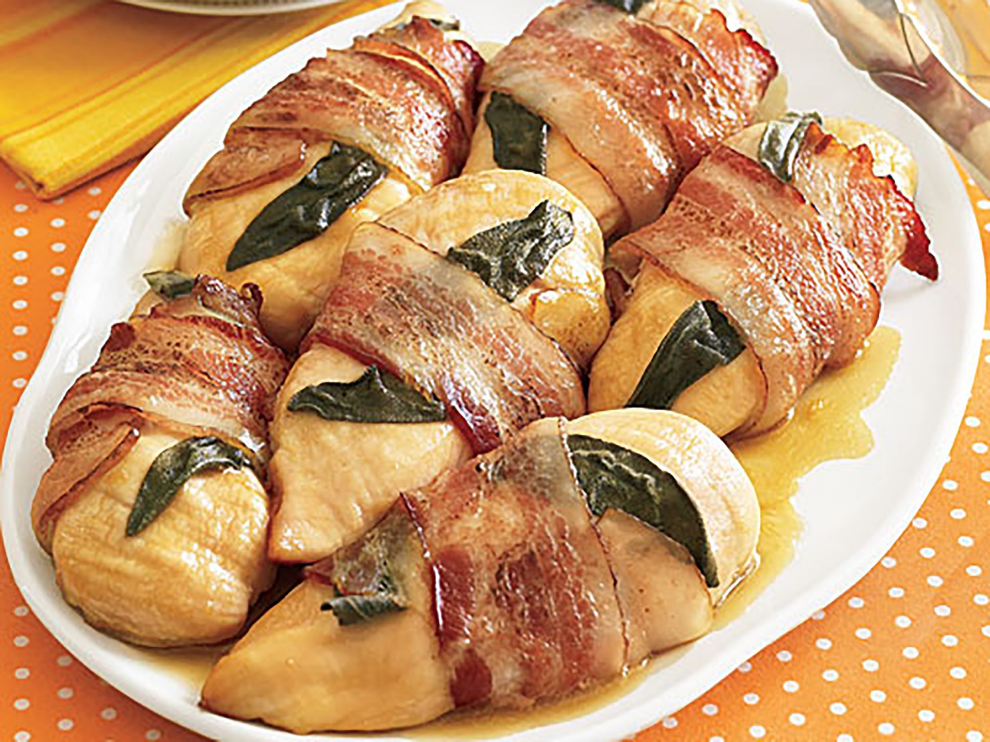 Bacon-and-Sage-Wrapped Chicken Breasts 