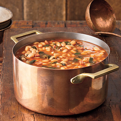 White Bean-and-Collard Soup 