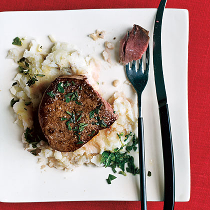Seared Filet with Mixed Herbs and Lemon
