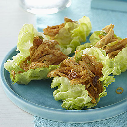 Curried Chicken Salad in Lettuce Cups 