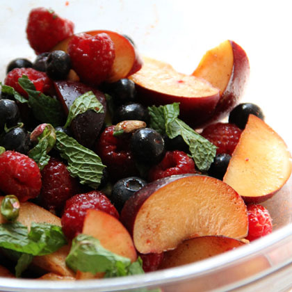 Red and Black Fruit Salad