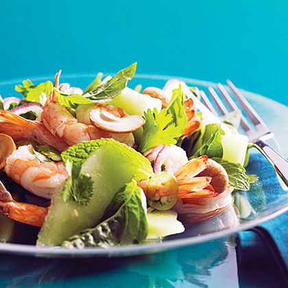 Vietnamese Shrimp and Green Melon Salad 