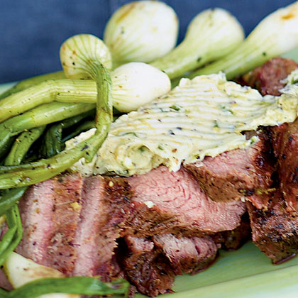 Grilled Tri-Tip with Citrus-Chile Butter