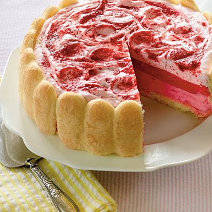 Strawberry Semifreddo Shortcake