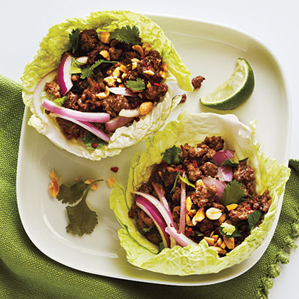 Thai Beef Cabbage Cups