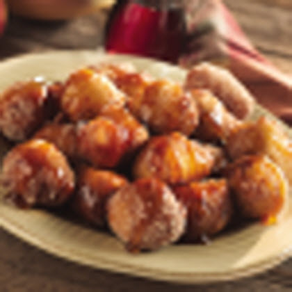 Apple Fritters with Spiced Syrup