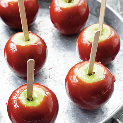 Shiny Red Candy Apples 