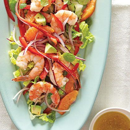 Marinated Shrimp Salad with Avocado 