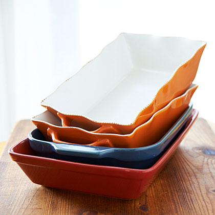 Stacked Casserole Dishes