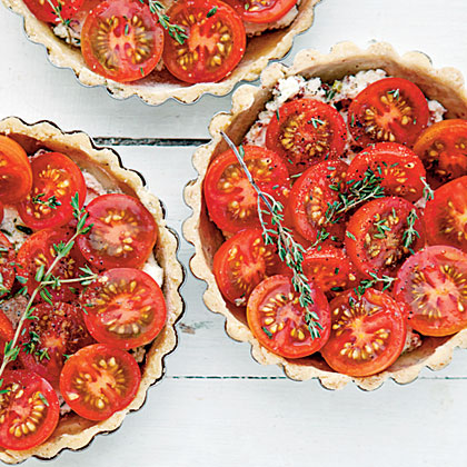 Tomato-and-Goat Cheese Tartlets