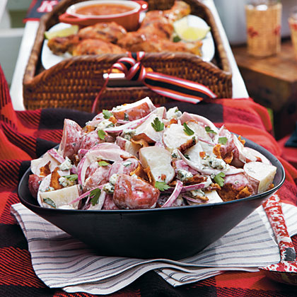 Grilled Blue Cheese-and-Bacon Potato Salad