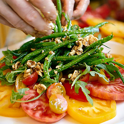 Heirloom Tomato and Haricot Vert Salad 