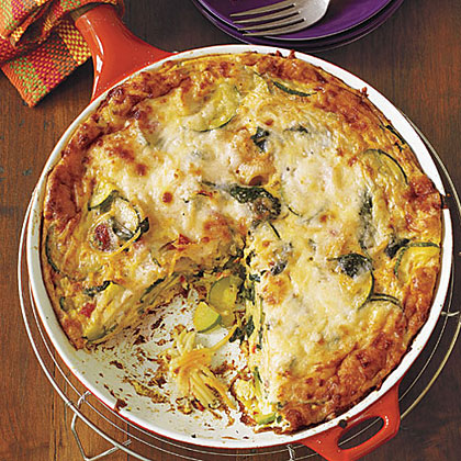 Pasta and Vegetable Frittata 