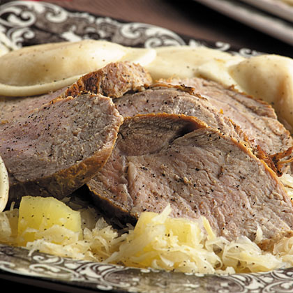 German Roast Pork & Sauerkraut