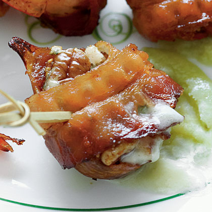 Bacon-Wrapped Bourbon Figs