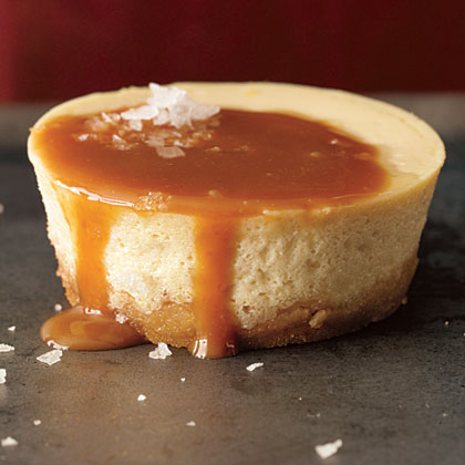 Salted Caramel Cheesecakes 