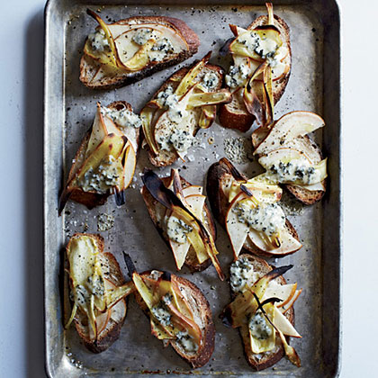 Pear, Parsnip & Fourme d&rsquo;Ambert Tartines