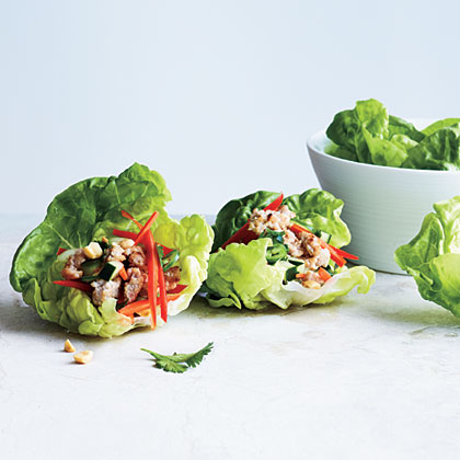 Spicy Pork Lettuce Cups 