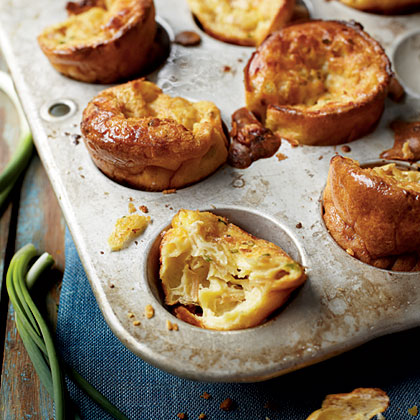 Caramelized Onion and Swiss Popovers