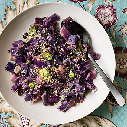 Red Cabbage Stir-Fry with Coconut