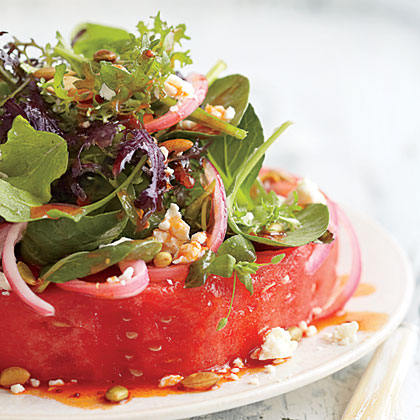 Watermelon Steak Salad 