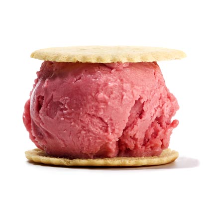 Lemon-Raspberry Ice Cream Sandwich 