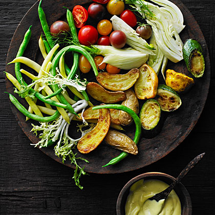 Late-Summer Vegetables with Aioli